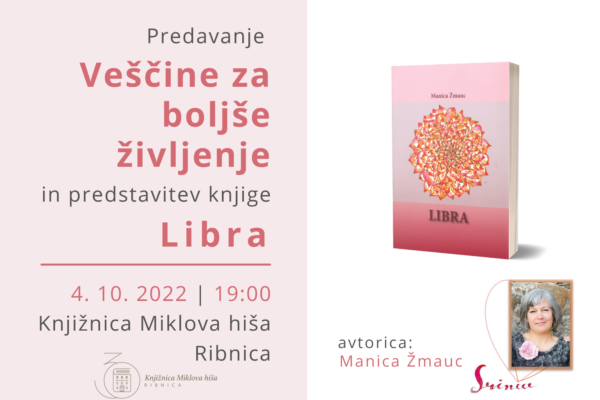 Predavanje Veščine za boljše življenje in predstavitev knjige Libra