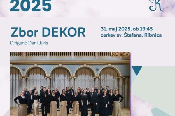 Koncertni abonma Ribnica: Komorni zbor DEKOR
